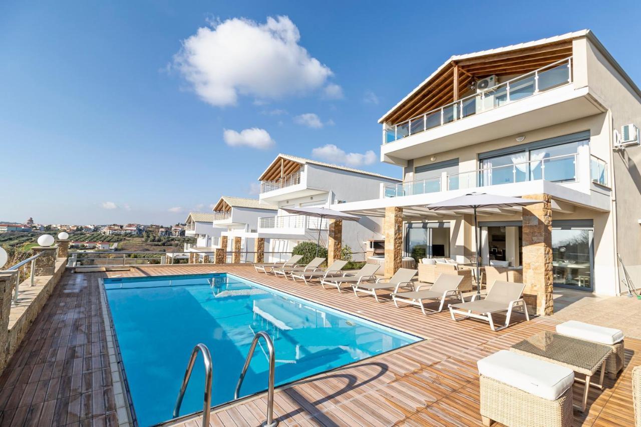 Nefeli & Dina Villas By Diomedes Group Nea Moudania Bagian luar foto