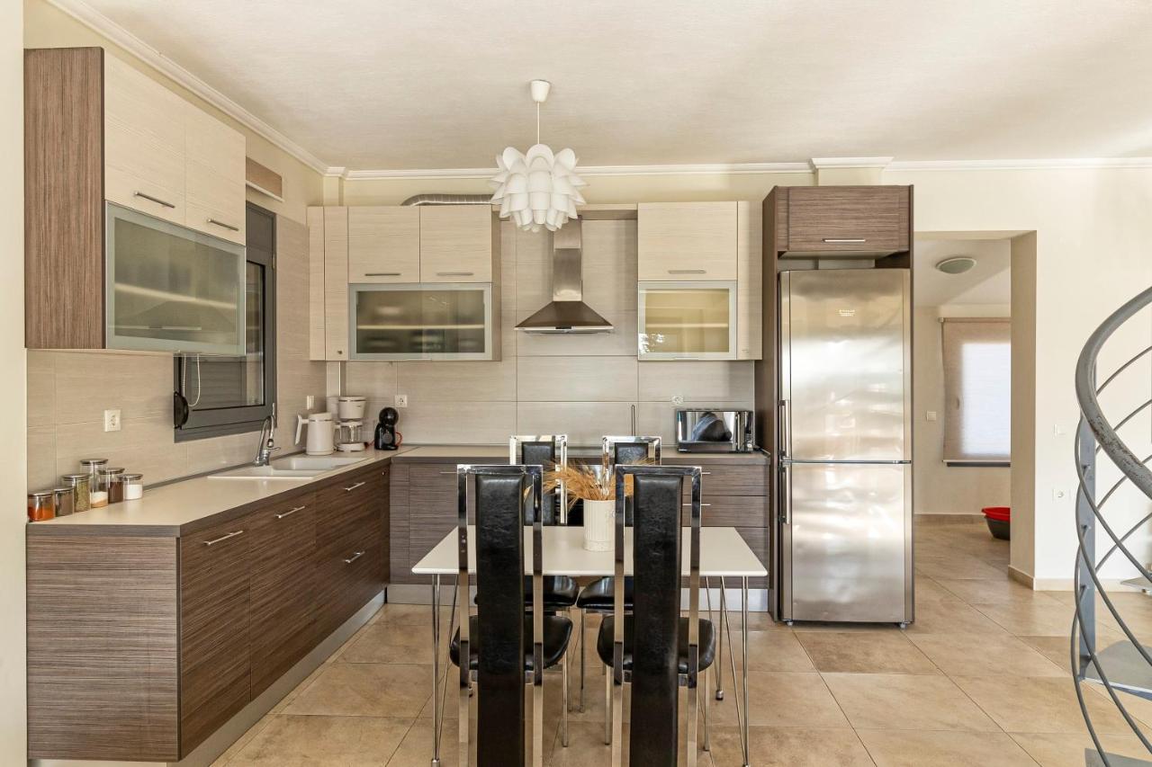 Nefeli & Dina Villas By Diomedes Group Nea Moudania Bagian luar foto